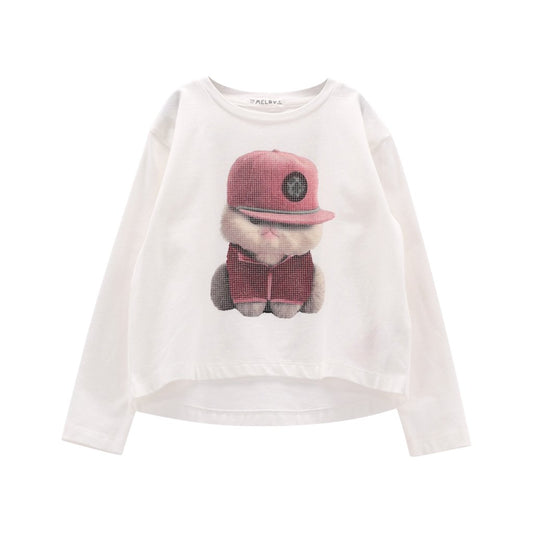 T-shirt a manica lunga per ragazza