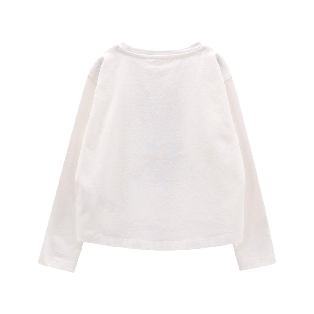 T-shirt a manica lunga per ragazza