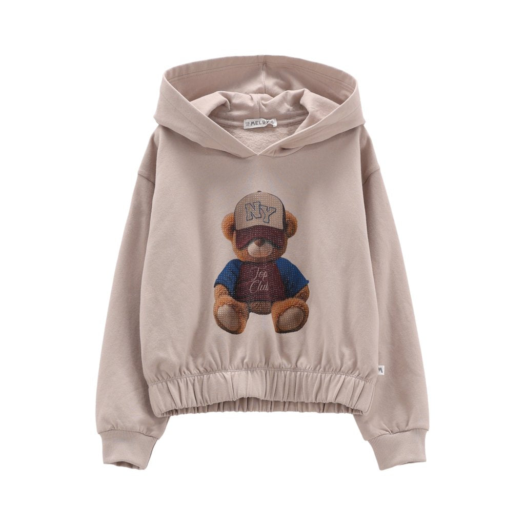 Felpa full-zip con cappuccio per ragazza