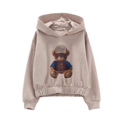 Felpa full-zip con cappuccio per ragazza