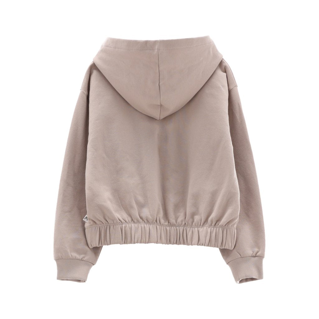 Felpa full-zip con cappuccio per ragazza