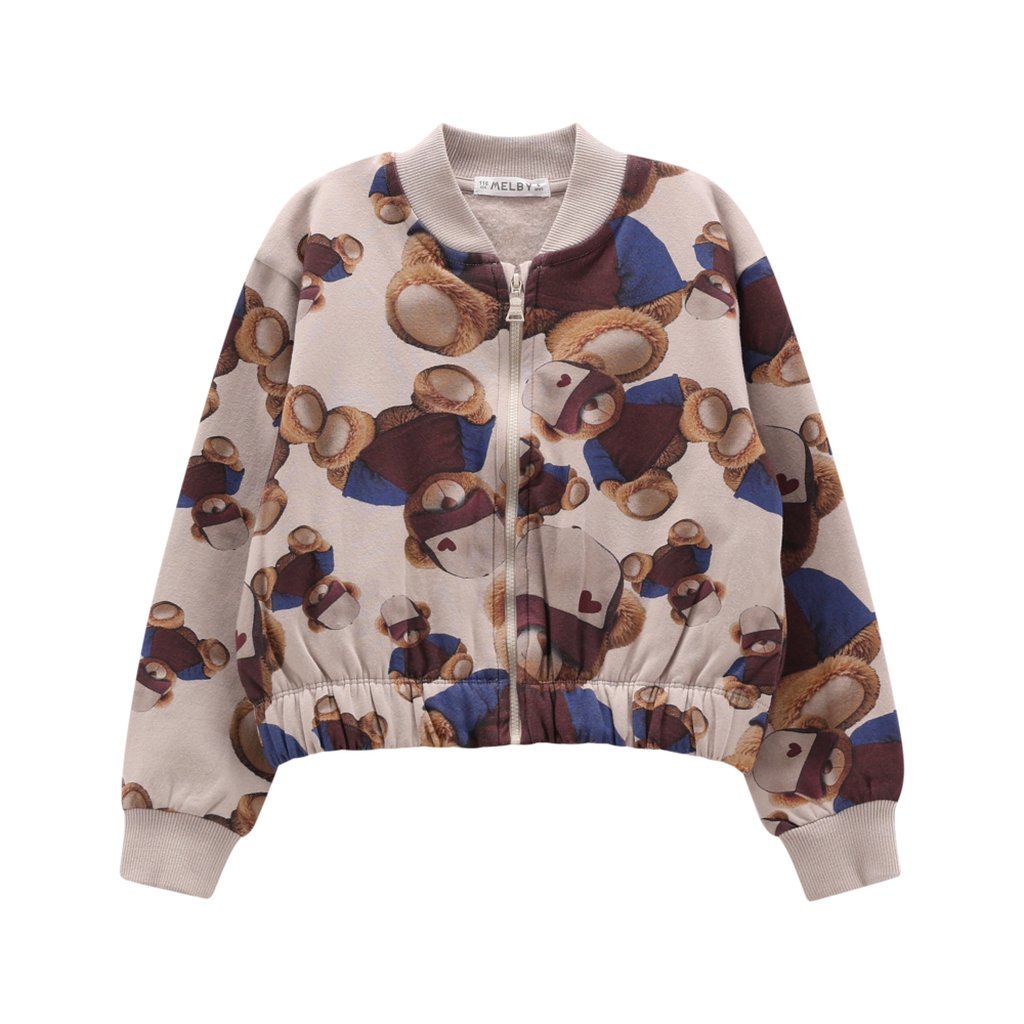 Felpa full-zip per ragazza