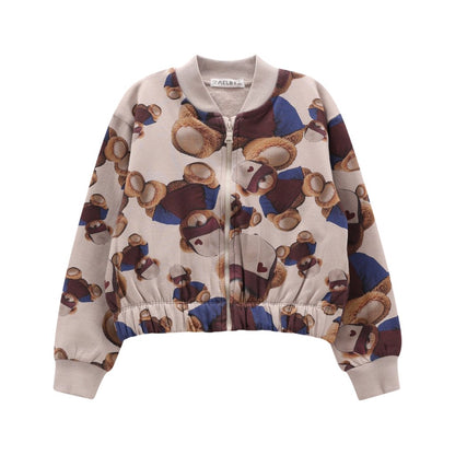 Felpa full-zip per ragazza