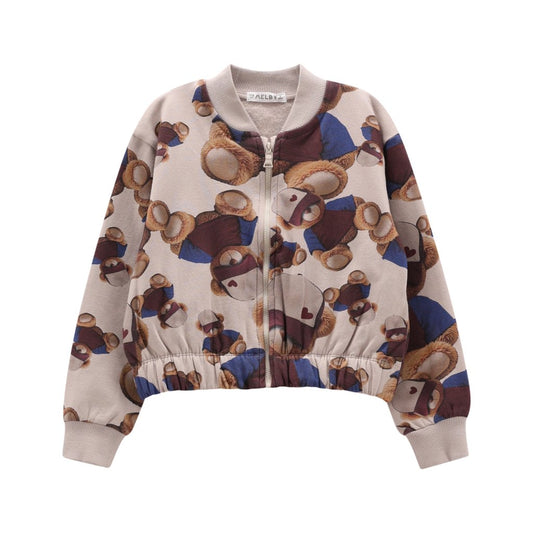 Felpa full-zip per ragazza
