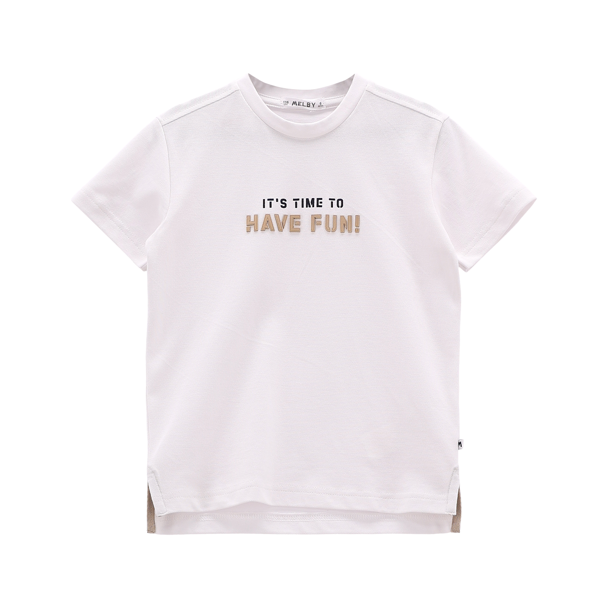 T-shirt in piquet per ragazzo