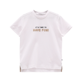 T-shirt in piquet per ragazzo