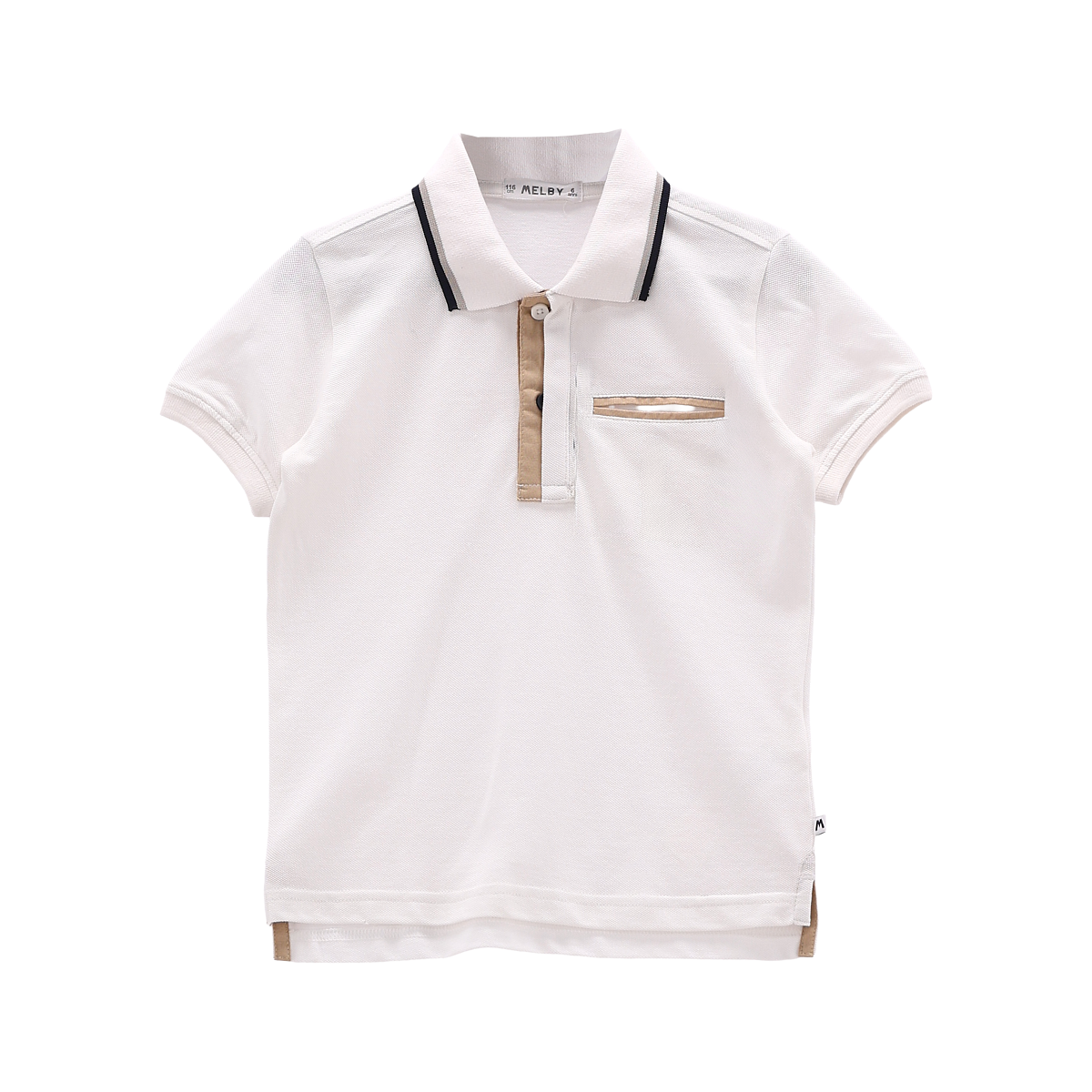 Polo elegante in piquet per ragazzo
