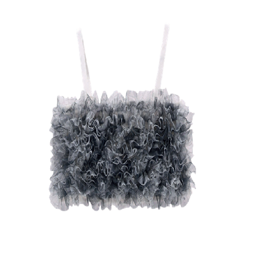 Top con tulle per ragazza