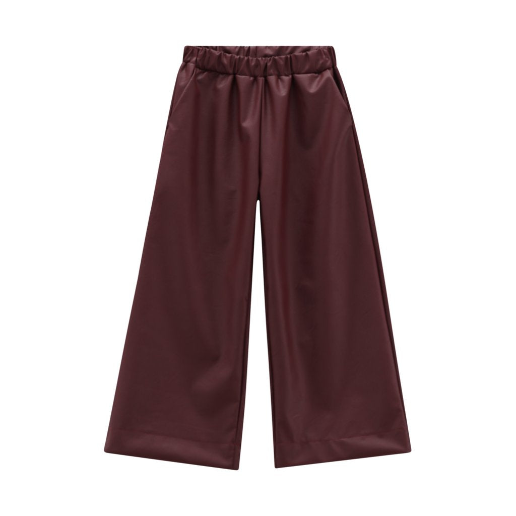 Pantalone in ecopelle da ragazza