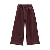 Pantalone in ecopelle da ragazza