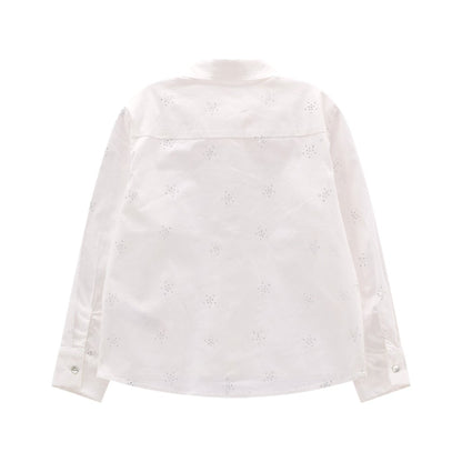 Camicia con strass da ragazza