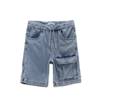 Jeans cargo corto per bambino