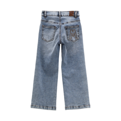 Pantalone in denim stretch ragazza