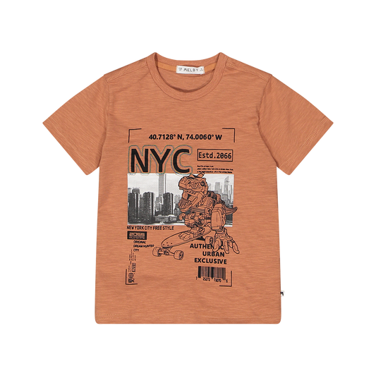 T-shirt con stampa animali per bambino