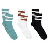 Confezione tripack calzino alto a coste unisex