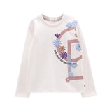 T-shirt a manica lunga per bambina