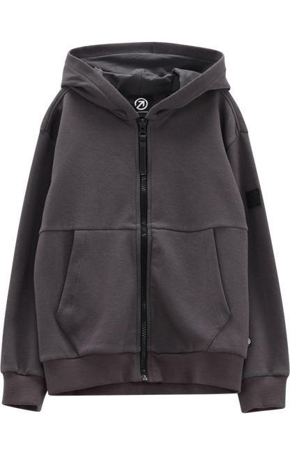 Felpa full-zip con cappuccio per ragazzo