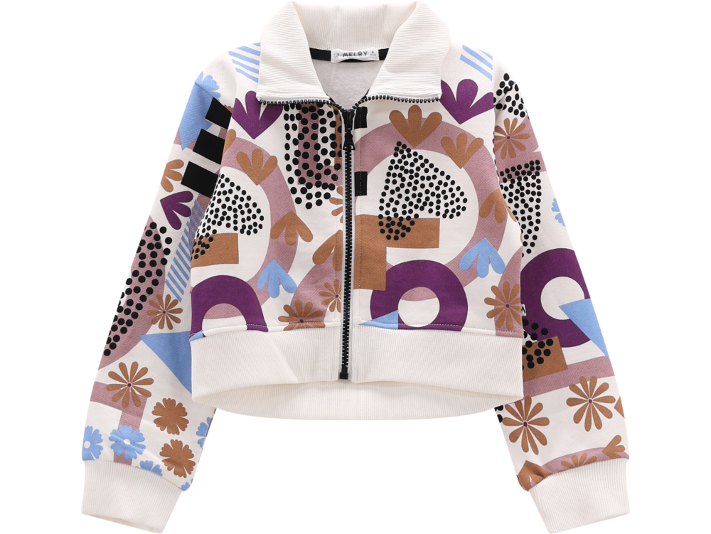 Felpa full-zip per bambina
