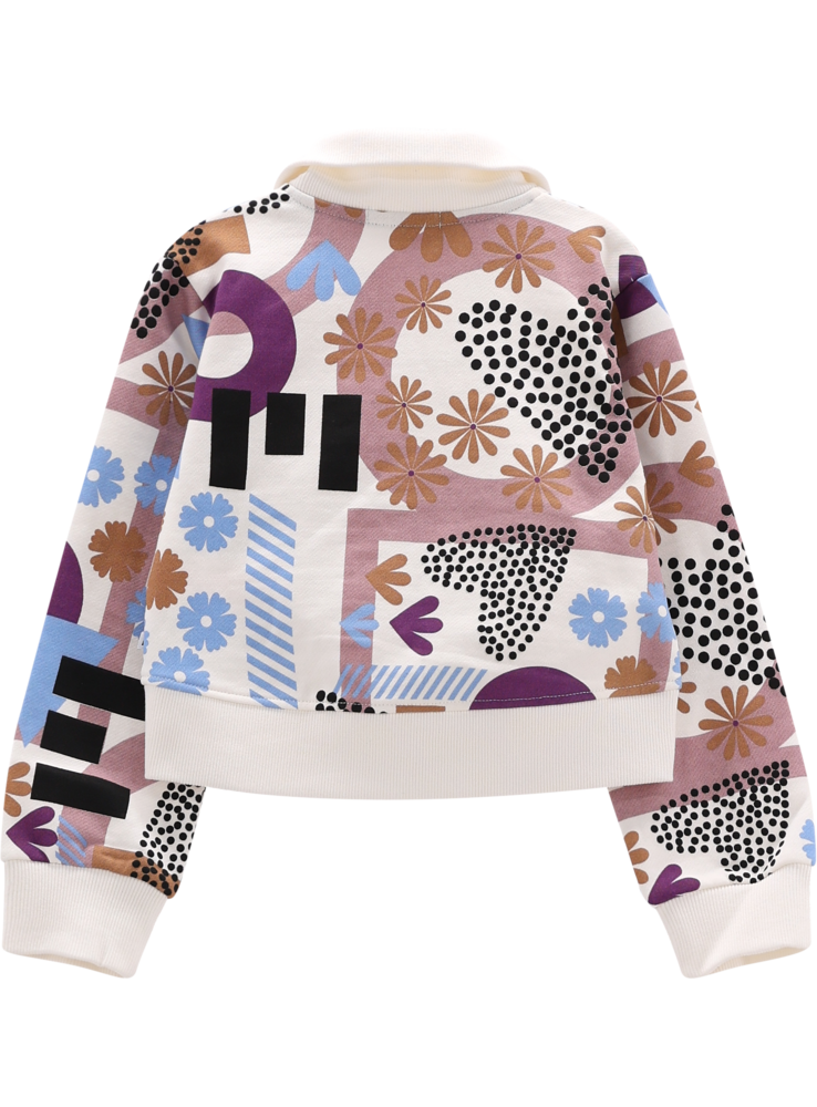 Felpa full-zip per bambina