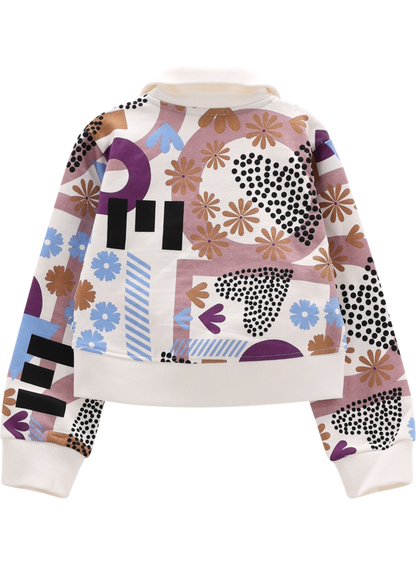 Felpa full-zip per bambina