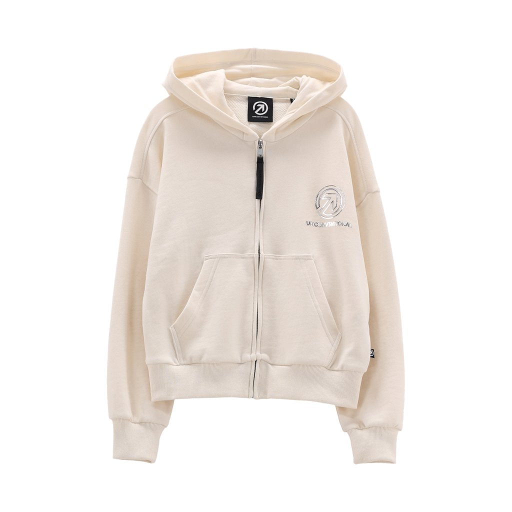 Felpa full-zip con cappuccio per ragazza Unconventional