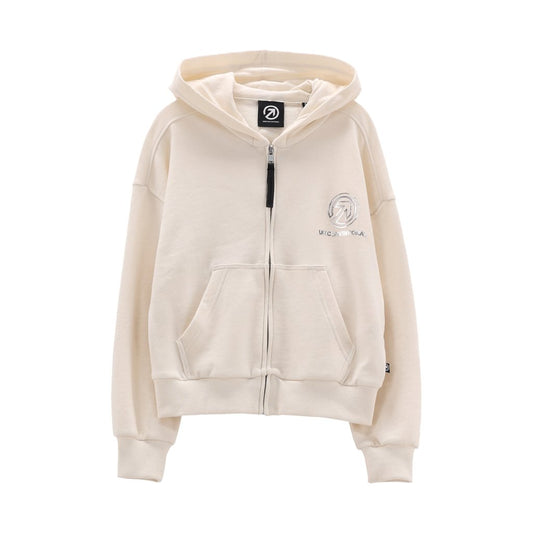 Felpa full-zip con cappuccio per ragazza