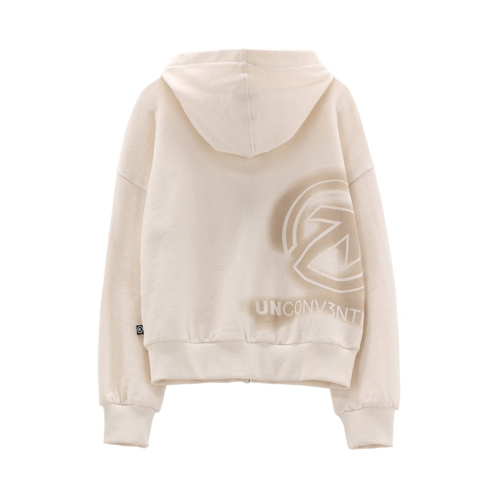 Felpa full-zip con cappuccio per ragazza Unconventional