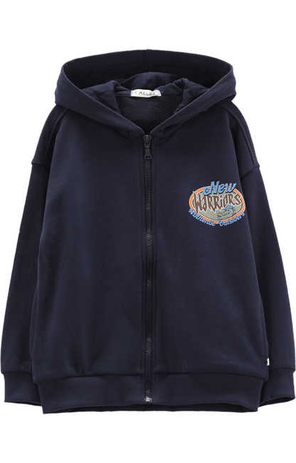 Felpa full-zip con cappuccio per bambino
