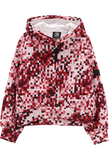 Felpa full-zip con cappuccio per ragazza
