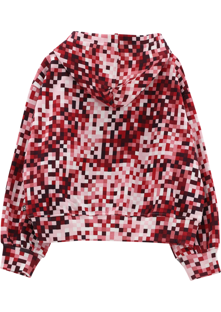Felpa full-zip con cappuccio per ragazza