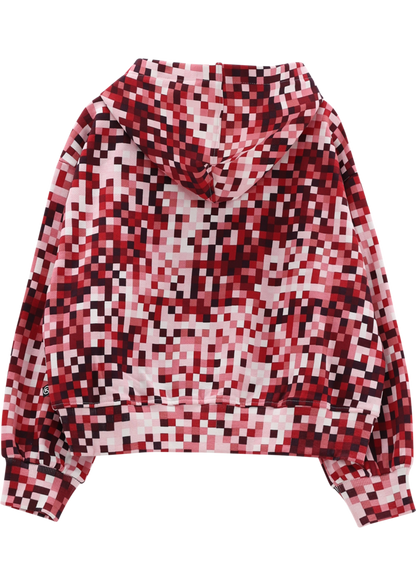 Felpa full-zip con cappuccio per ragazza
