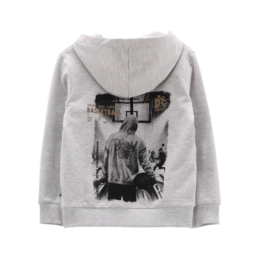 Felpa full-zip con cappuccio per bambino