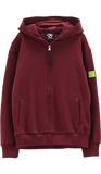 Felpa full-zip con cappuccio per ragazzo