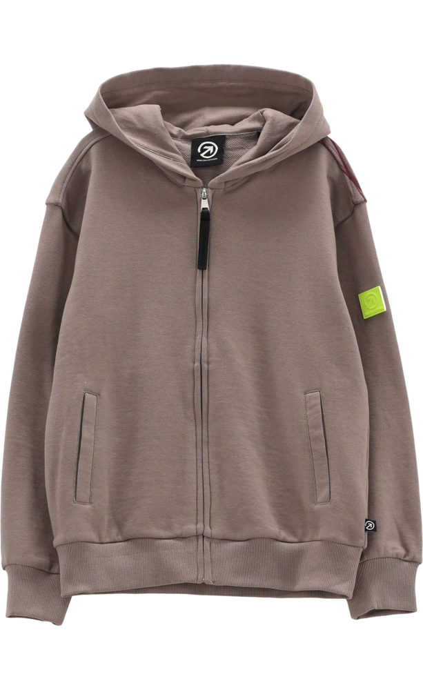 Felpa full-zip con cappuccio per ragazzo