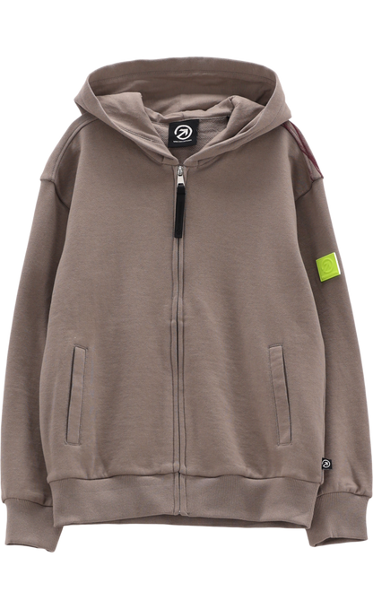 Felpa full-zip con cappuccio per ragazzo