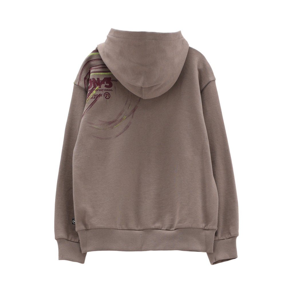 Felpa full-zip con cappuccio per ragazzo Unconventional