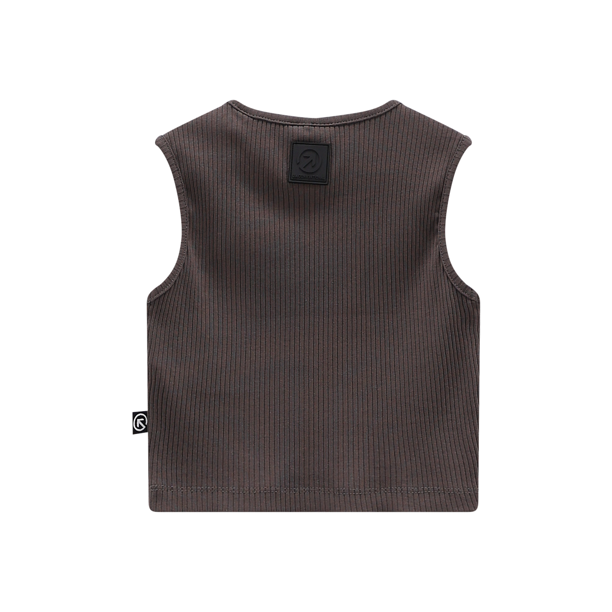 Top a costina stretch per ragazza