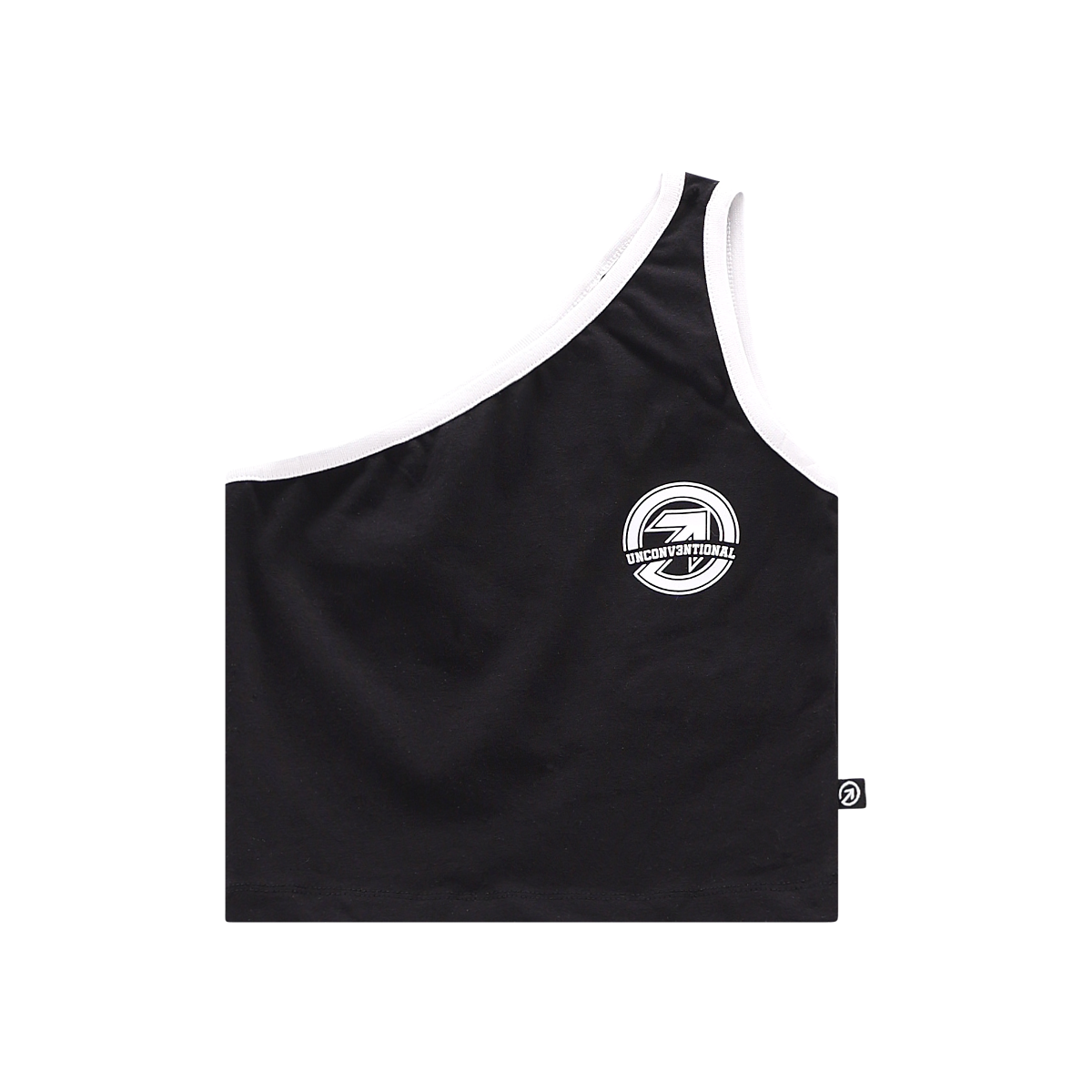 Top monospalla per ragazza