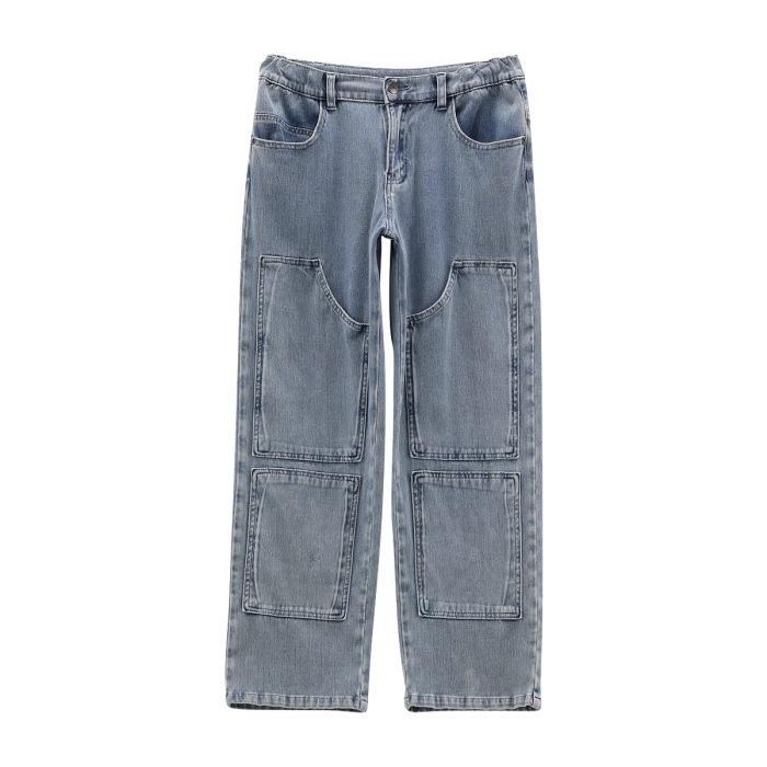 Pantalone in denim stretch per ragazzo