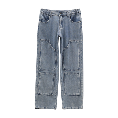 Pantalone in denim stretch per ragazzo