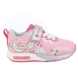 Sneakers da bambina rosa con strap