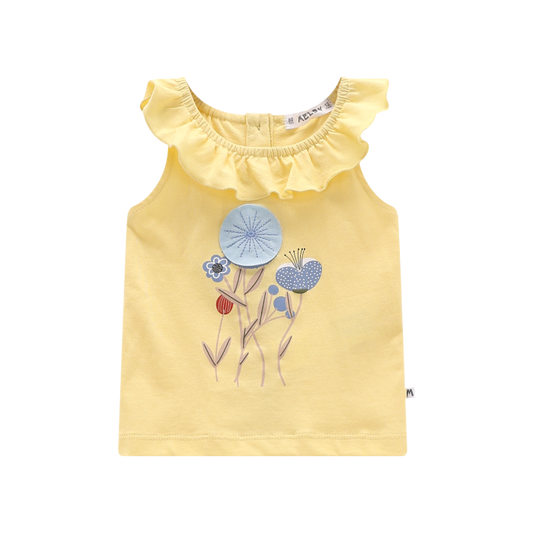 Canotta con applicazioni per bambina