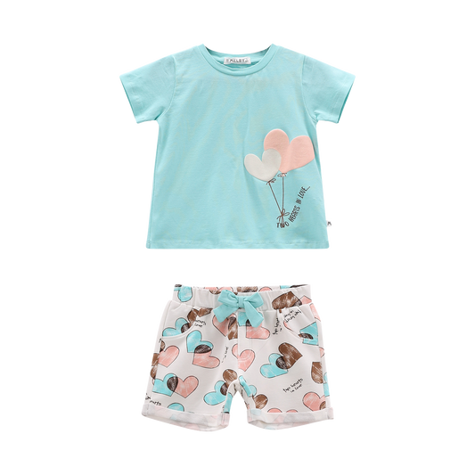 Completo corto per bambina
