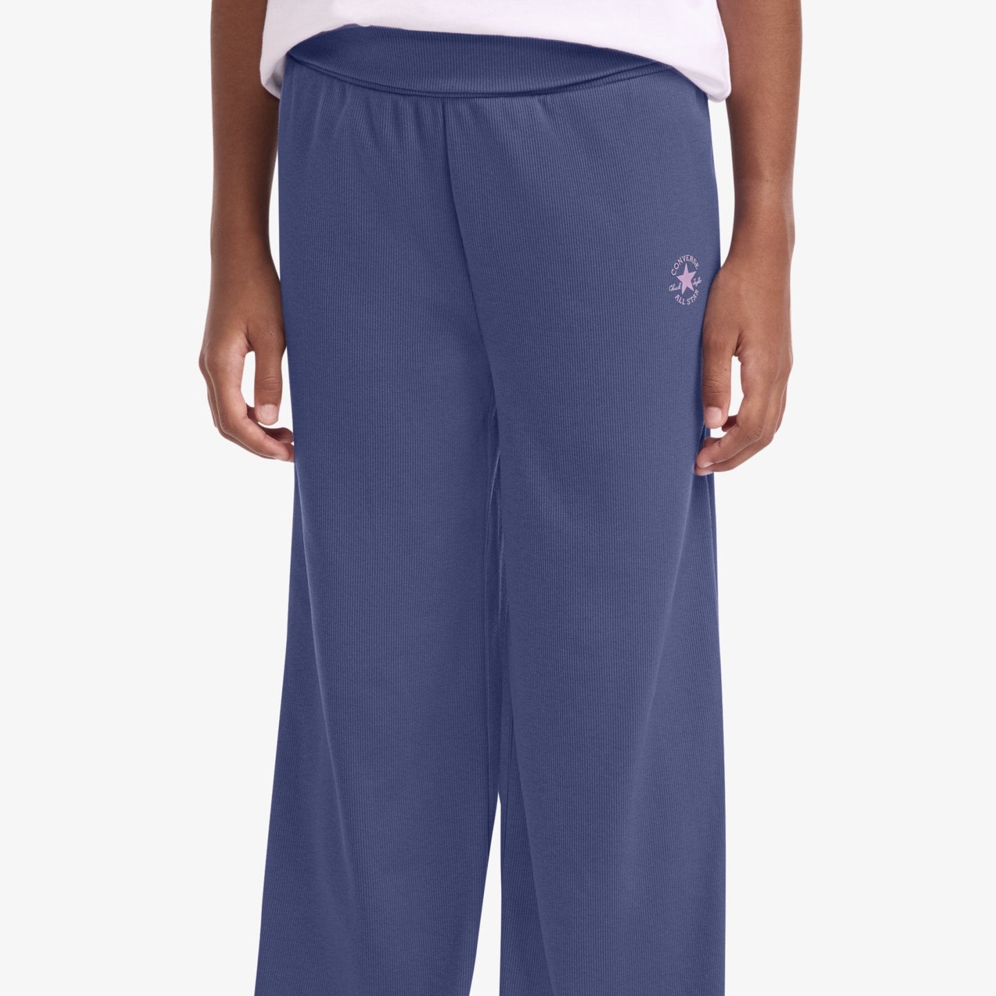Pantaloni CONVERSE - FOLDOWN RIBBED PANT