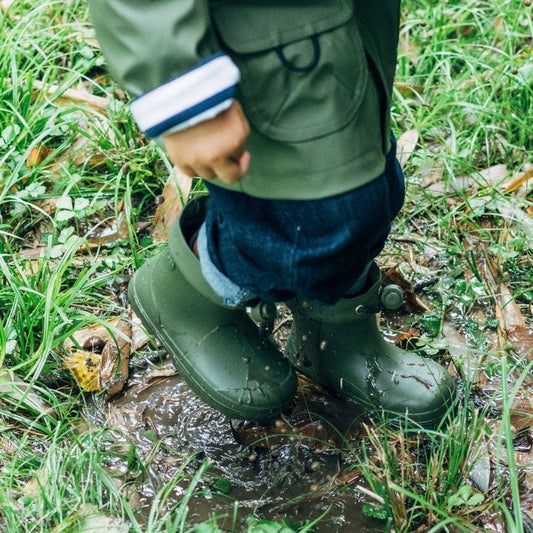 Stivaletti pioggia IGOR Barefoot - Mendi Kaki