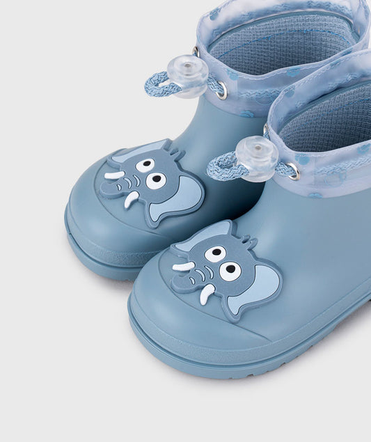 Stivaletti pioggia IGOR Barefoot - Mendi Elefante Oceano