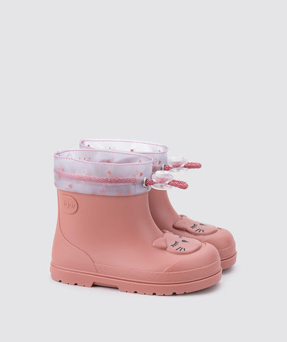 Stivaletti pioggia IGOR Barefoot - Mendi Gato Rose
