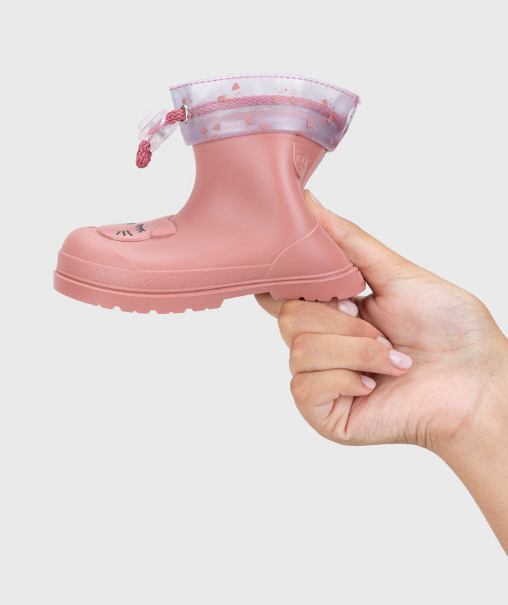 Stivaletti pioggia IGOR Barefoot - Mendi Gato Rose