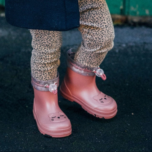 Stivaletti pioggia IGOR Barefoot - Mendi Gato Rose