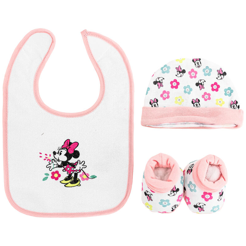Set Disney con cappellino, bavetta e scarpine